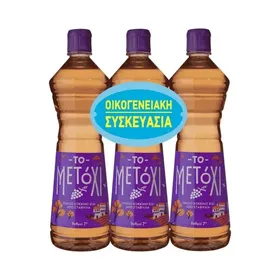 ΤΟ ΜΕΤΟΧΙ γνήσιο ξίδι κόκκινο 7 βαθμών 3x340ml