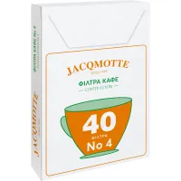Φίλτρα καφέ Μεγάλα Νο 4 Jacqmotte 40 τεμ