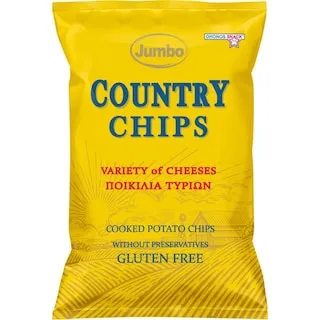 JUMBO Τσιπς Ποικιλία Τυριών Χωρίς Γλουτένη 150g