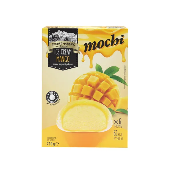 παγωτό mochi σοκολάτα ή μάνγκο 6x35γρ. 210γρ.