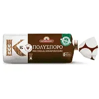 Καραμολέγκος Ψωμί Πολύσπορο Με Chia Σε Φέτες 500γρ.