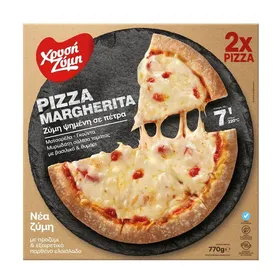 Πίτσα ΧΡΥΣΗ ΖΥΜΗ Margheritta 2x385gr