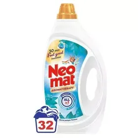 Neomat Aromatherapy Υγρό Απορρυπαντικό Πλυντηρίου Ρούχων Αυτός Του Μπαλί Feel Good Blue 32μεζ.
