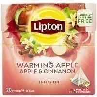 LIPTON Αφέψημα Φρούτων Μήλο & Κανέλα 20 φακελάκια πυραμίδα 44g