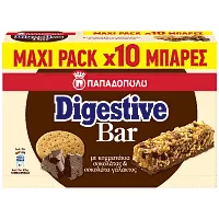 Digestive Bar Με Σοκολάτα 10x28gr