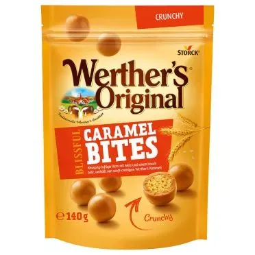 WERTHER'S ORIGINAL CARAMEL BITES CRUNCHY 140g