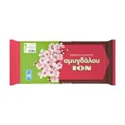 ΙΟΝ Σοκολάτα Γάλακτος Αμυγδάλου Χωρίς Ζάχαρη με Stevia Χωρίς Γλουτένη 60gr