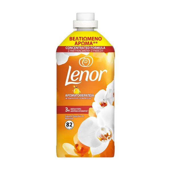 LENOR Συμπυκνωμένο Μαλακτικό Ρούχων Amber & Orchid 82 πλύσεις