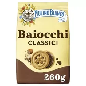 MULINO BIANCO ΜΠΙΣΚΟΤΑ BAIOCCHI CLASSICI (NOCCIOLA) 260GR
