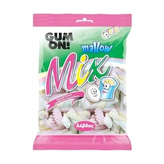 GUM ON Καραμέλες Gum On Marshmallow Mix 120gr