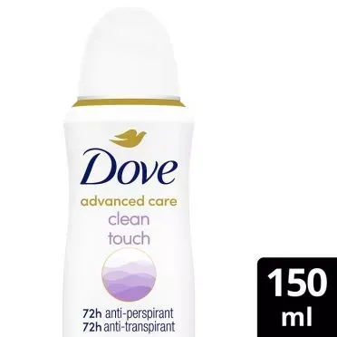 DOVE DEO SPRAY ADVANCED CLEAN TOUCH 150ML