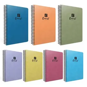 Uni Pap Τετράδιο Σπιράλ Concept Prespan Α4 3Θεμάτων 21x29cm. (Διάφορα Χρώματα) 1 τεμ.