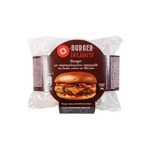 BURGER DELIGHTS Μοσχαρίσιο Μπιφτέκι & BBQ 260gr