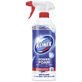 Klinex Ενεργός Αφρός Καθαριστικό Μπάνιου 435ml