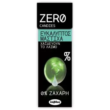 ZERO ΚΑΡΑΜΕΛΕΣ ΕΥΚΑΛΥΠΤΟΣ-ΜΑΣΤΙΧΑ 0% ΧΩΡΙΣ ΖΑΧΑΡΗ 32ΓΡ.