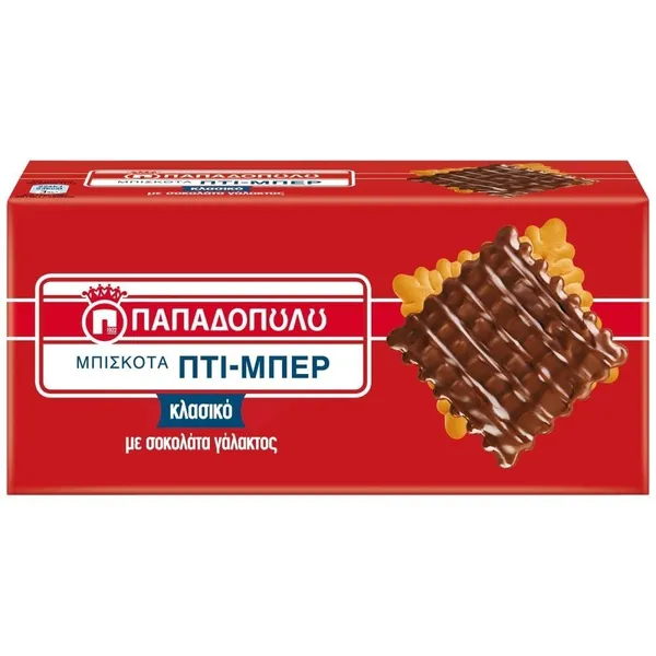 Παπαδοπούλου Μπισκότα Σοκολάτα Γάλακτος Πτι..