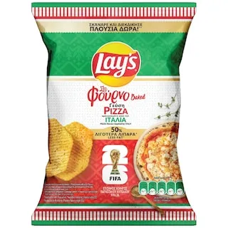 Lays Τσιπς Στο Φούρνο Pizza Margherita 105γρ.