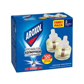αντικουνουπικό υγρό αντ/κά 2x45ml για 120 νύχτες