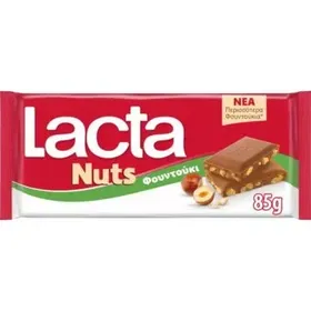 Lacta Σοκολάτα Φουντούκι 85gr