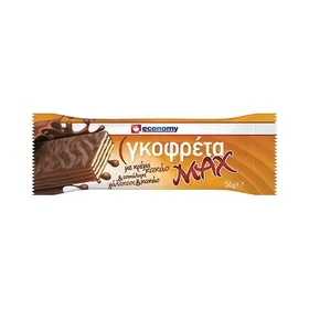 Γκοφρέτα Max με κρέμα κακάο & επικάλυψη σοκολάτα γάλακτος 56γρ
