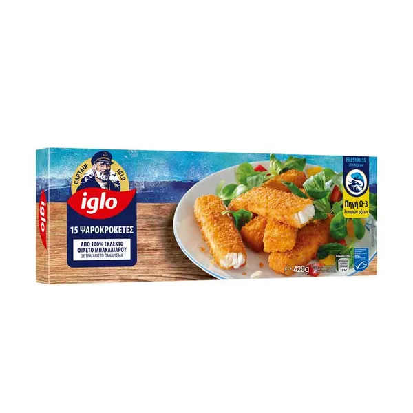 Iglo Fish Sticks Κατεψυγμένα 420gr