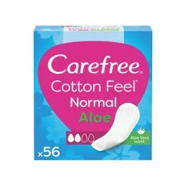 COTTON FEEL Σερβιετάκια Aloe 56τμχ / PLUS LARGE Σερβιετάκια 48τμχ