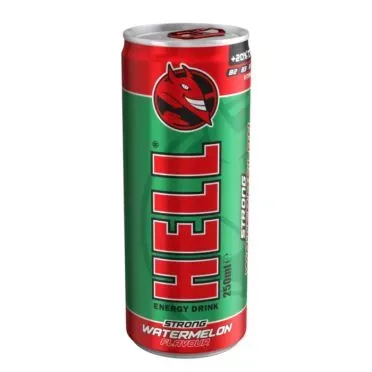 HEL ENERGY DRINK WATERMELON 250ML.