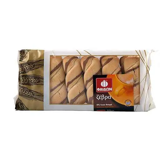 Φαίδων Coffee Cookies Ζέβρα 300γρ.