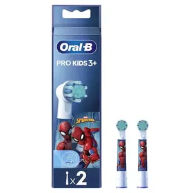ORAL-B Pro Kids Ανταλλακτικές Κεφαλές για Ηλεκτρική Οδοντόβουρτσα Spiderman 3+ 2τεμ