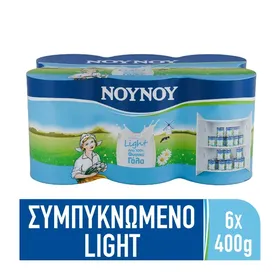 ΝΟΥΝΟΥ Γάλα Συμπυκνωμένο Ελαφρύ 6x400g
