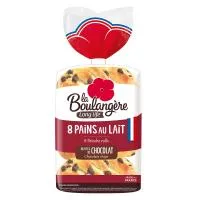 Ψωμάκια Μπριός με Σταγόνες Σοκολάτας La Boulangere 8x35g