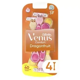 Gillette Venus Comfort Dragonfruit Ξυριστικές Μηχανές Μίας Χρήσης, 4 τεμάχια