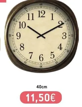 Ρολόι Τοίχου από πλαστικό 40cm