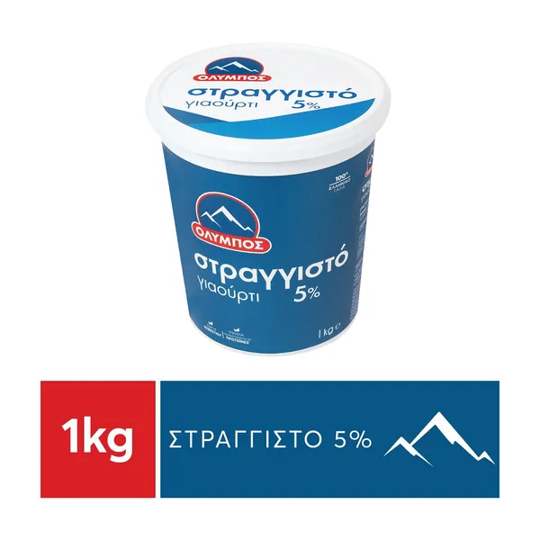 Γιαούρτι στραγγιστό 5% 1κιλ