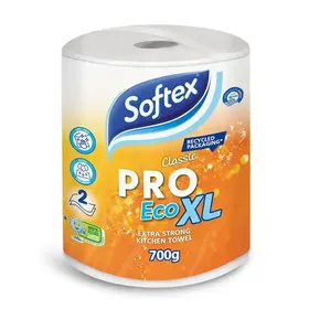 Softex Pro Eco Χαρτί Κουζίνας XL 2Φύλλων 700γρ. 1τεμ.