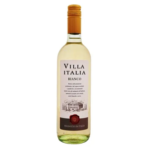 VILLA ITALIA οίνος λευκός CHARDONNAY ή ερυθρός MERLOT 750ml