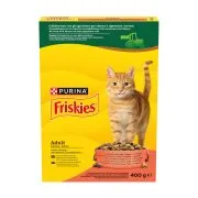 FRISKIES Ξηρά Τροφή Γάτας με Βοδινό Κοτόπουλο και Λαχανικά 400g
