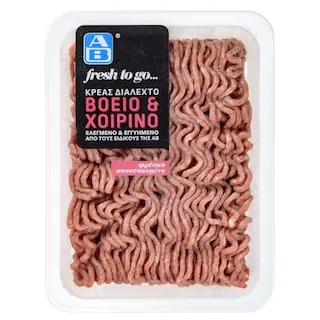ΑΒ FRESH TO GO Κιμάς Βόειος και Χοιρινός Ελληνικός 400 gr