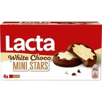 LACTA Μπισκότα White Choco Μίνι Stars 150γρ