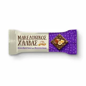 Μακεδονικός Χαλβάς Σοκολάτας Με Φουντούκια 40γρ.