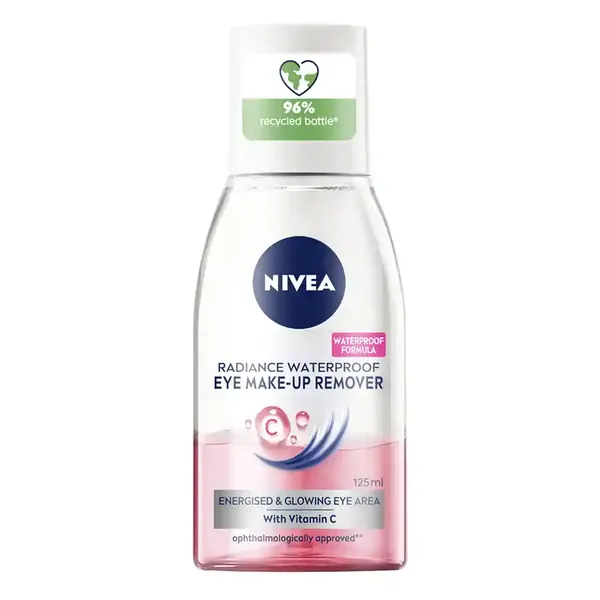 Nivea Radiance Waterproof Υγρό Ντεμακιγιάζ Ματιών 2 Φάσεων 125ml.