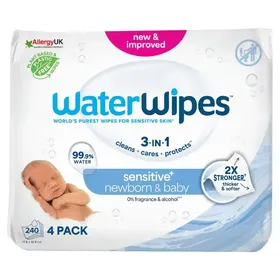 WATERWIPES Φυτικά Μωρομάντηλα 3x48τμχ