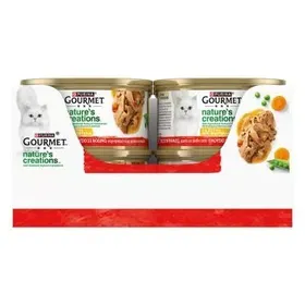 PURINA GOURMET™ Nature's Creations, Πλούσιο σε Βοδινό, γαρνιρισμένο με αρακά και καρότα