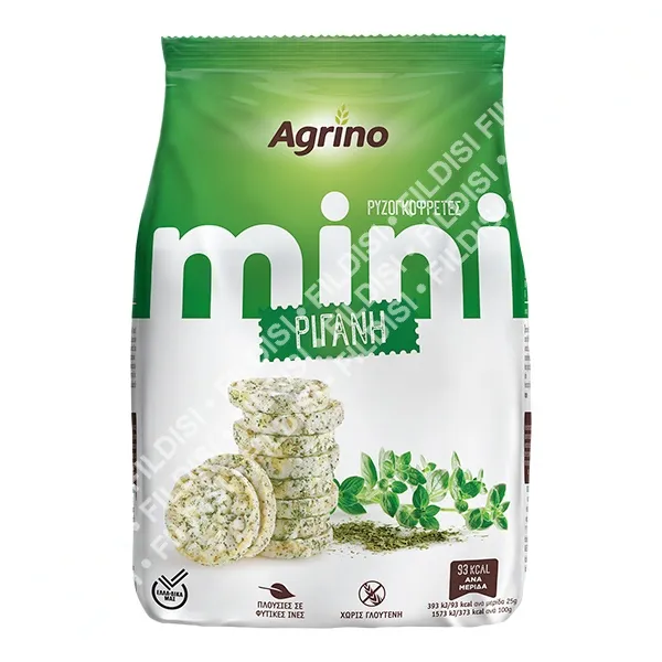 Agrino Mini Ρυζογκοφρέτες Ρίγανη..