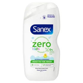 Sanex Zero Kids Head to Toe Wash Shower Gel 450ml