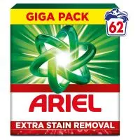 Απορρυπαντικό ρούχων σε σκόνη Extra Clean Ariel 62 μεζ