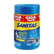 SANITAS Easy Pack Σακούλες Απορριμμάτων Μεγάλες με Χερούλια 58x72cm 60lt 40τεμ