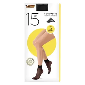 Bic Mibas Καλτσάκι 15D Μαύρο