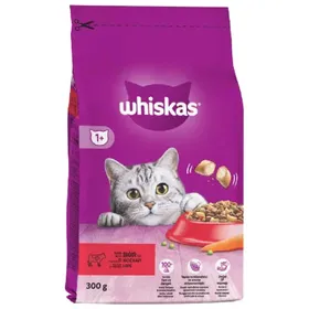 WHISKAS Adult Κροκέτες Μοσχάρι 300γρ.