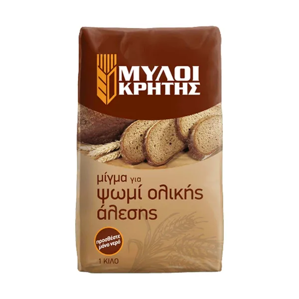 Αλεύρι για ψωμί ολικής άλεσης 1kg